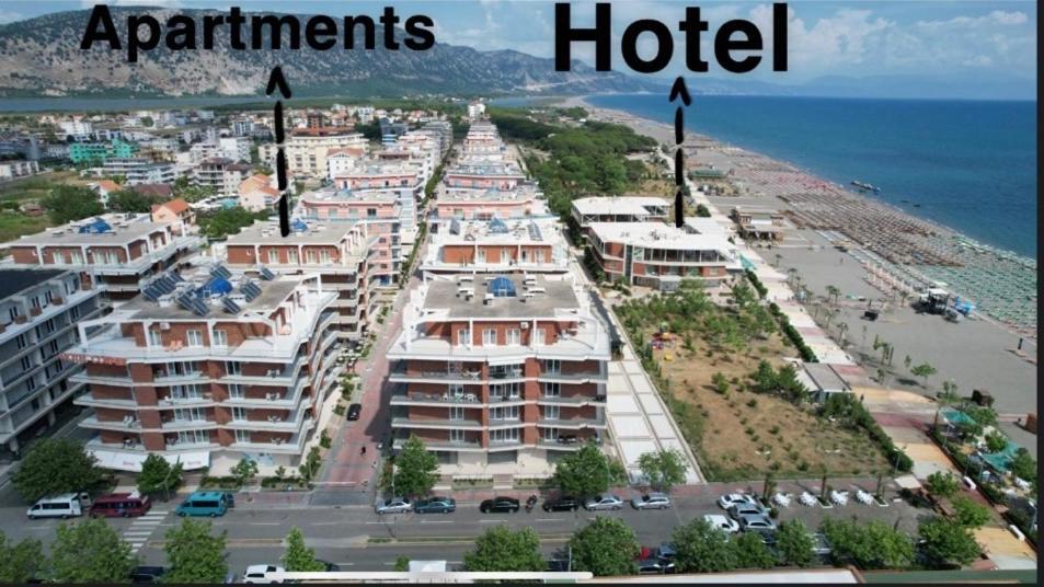 Velipojë Fishta Hotel & Apartments מראה חיצוני תמונה